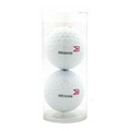 2 Golf Balls in Plastic Tube